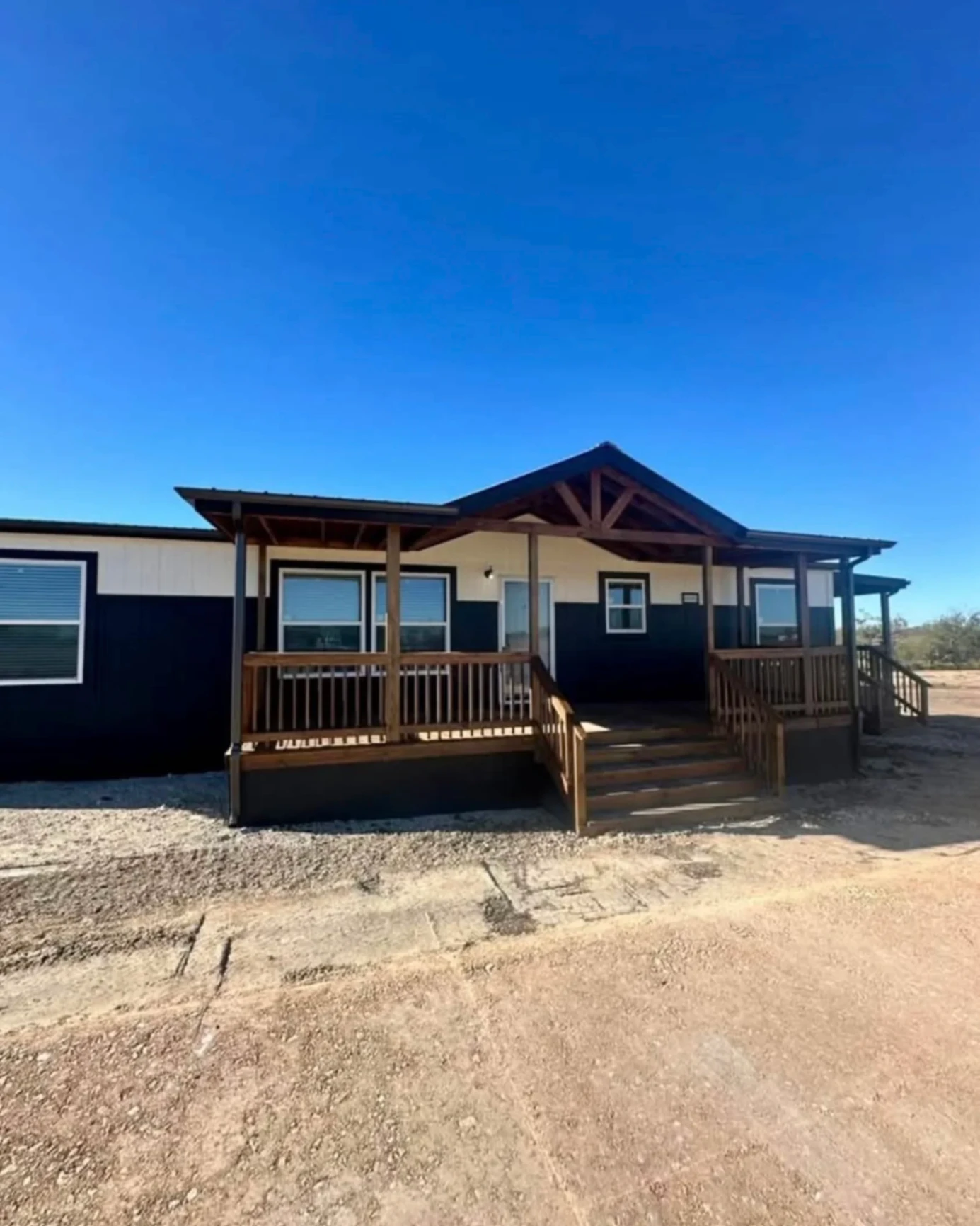 Prime 1 acre land with 4bd 2bth move in ready home - double wide - in Dale, TX - photo 1 of 2
