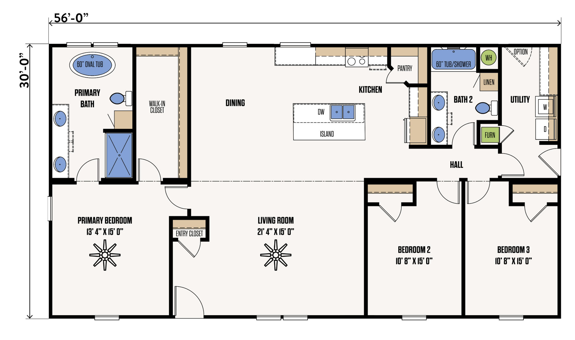 NEW 3 Bed 2 Bath Farm House - double wide - in Hallettsville, TX - photo 2 of 13